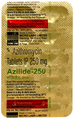 Azilide 250 Tablet 10