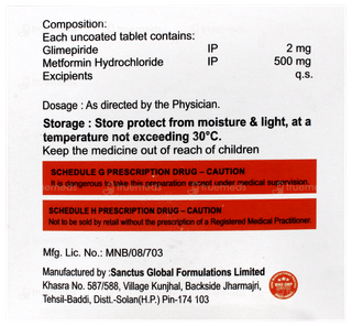 Glimicut M2 Tablet 15