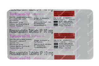 Turbovas 10 MG Tablet 15