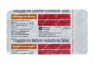 Encelin M 50/500 MG Tablet 10