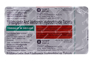 Torglip M 50/1000 MG Tablet 10