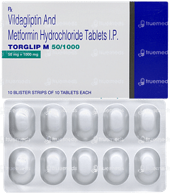 Torglip M 50/1000 Tablet 10