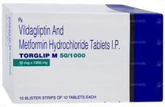Torglip M 50/1000 Tablet 10 Torglip M 50/1000 Tablet 10