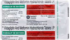 Torglip M 50/1000 Tablet 10 Torglip M 50/1000 Tablet 10