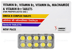 Omega B Complex Tablet 10