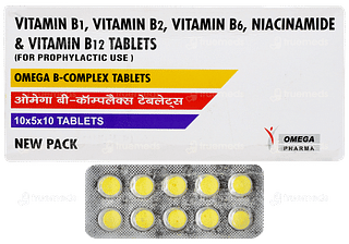 Omega B Complex Tablet 10