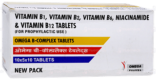 Omega B Complex Tablet 10