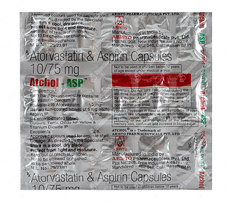 Atchol Asp 10/75 MG Capsule 15