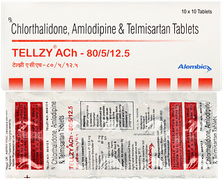 Tellzy Ach 80/5/12.5 Tablet 10