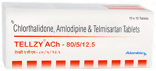Tellzy Ach 80/5/12.5 Tablet 10