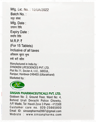 Tenlip M Tablet 15