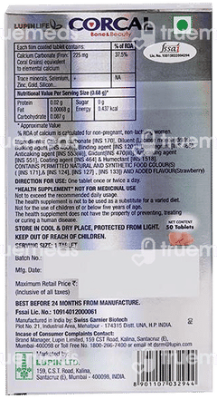 Corcal Bone & Beauty Tablet 50