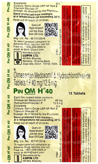 Pin Om H 40 Tablet 15