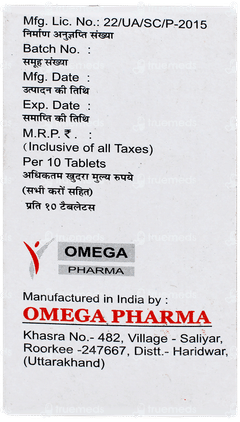 Prednisolone 5mg (omega) Tablet 10