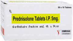 Prednisolone 5mg (omega) Tablet 10