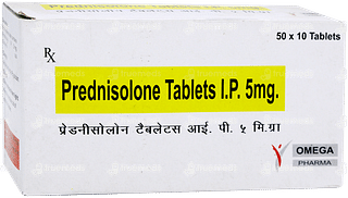 Prednisolone 5mg (omega) Tablet 10