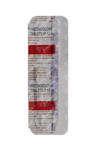 Prednisolone 10mg (omega) Tablet 10