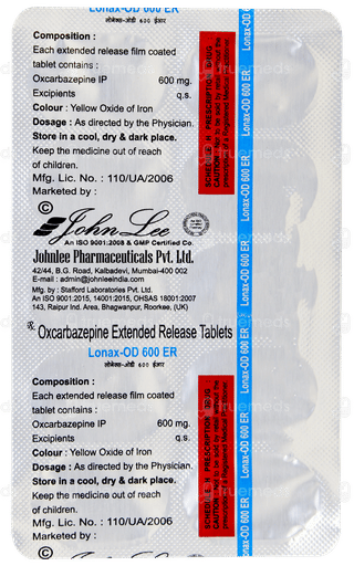 Lonax Od 600 Er Tablet 10