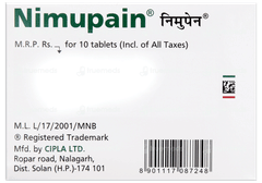 Nimupain Tablet 10 Nimupain Tablet 10