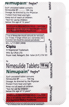 Nimupain Tablet 10 Nimupain Tablet 10