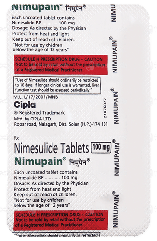 Nimupain Tablet 10