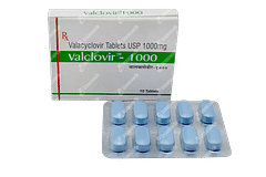 Valclovir 1000 Tablet 10