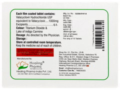 Valclovir 1000 Tablet 10 Valclovir 1000 Tablet 10
