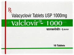 Valclovir 1000 Tablet 10 Valclovir 1000 Tablet 10