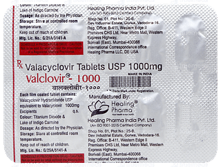 Valclovir 1000 Tablet 10