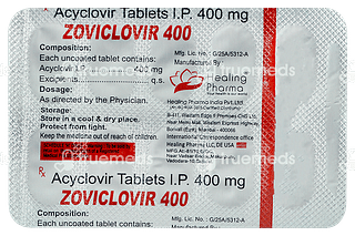 Zoviclovir 400 MG Tablet 10