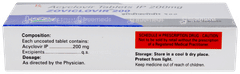 Zoviclovir 200 Tablet 10