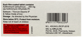 Azipro 250mg Tablet 6