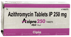 Azipro 250mg Tablet 6 Azipro 250mg Tablet 6