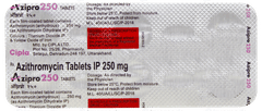 Azipro 250mg Tablet 6 Azipro 250mg Tablet 6