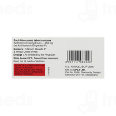 Azipro 250mg Tablet 6