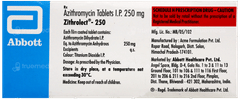Zithrolect 250 Tablet 6
