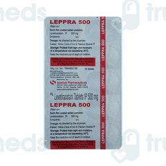Leppra 500 MG Tablet 10