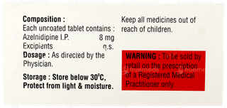 Azeldip 8 Tablet 10