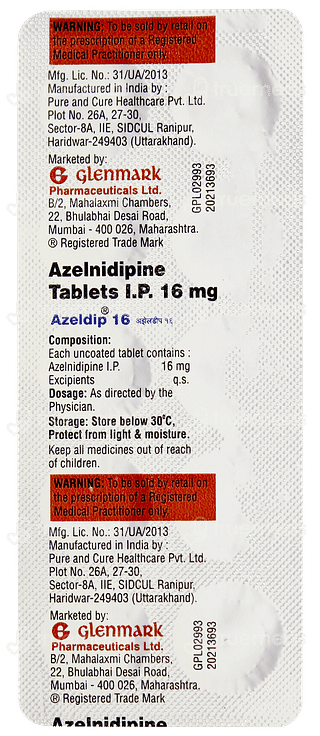 Azeldip 16 Tablet 10