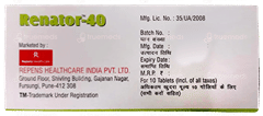 Renator 40 Tablet 10 Renator 40 Tablet 10