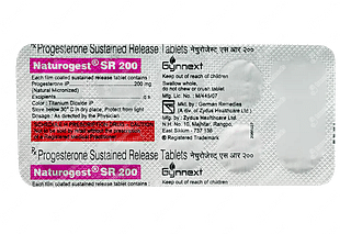 Naturogest 200mg Tablet Sr 10