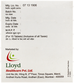 Loyzide M 80 Tablet Pr 15