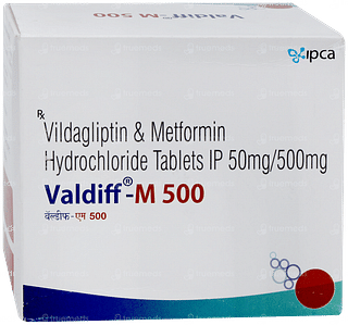 Valdiff M 500 MG Tablet 15