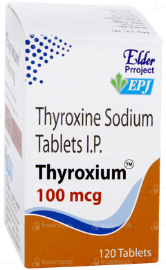 Thyroxium 100mcg Tablet 120