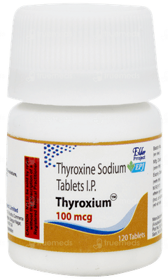 Thyroxium 100mcg Tablet 120