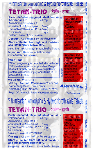 Tetan Trio Tablet 15