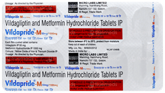 Vildapride M 50mg/1000mg Tablet 10 Vildapride M 50mg/1000mg Tablet 10