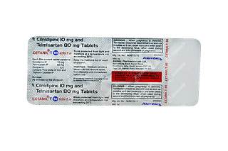 Cetanil T 10/80 MG Tablet 10