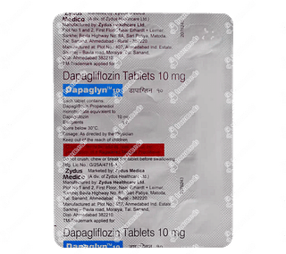 Dapaglyn 10 MG Tablet 15