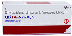 Ctd T Am 6.25/40/5 Tablet 10
